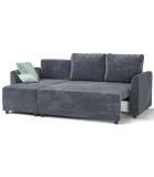 Corner sofa Zurich dark gray order